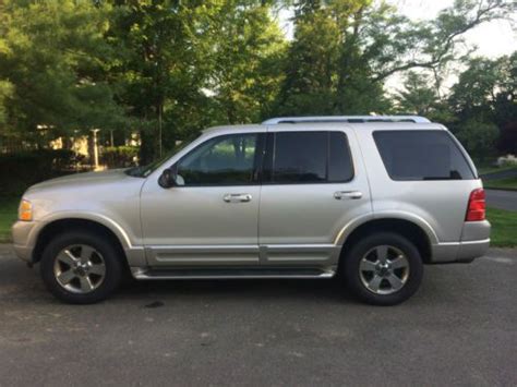 Sell Used 2003 Ford Explorer Limited V8 Ext Silver Color Leather Int