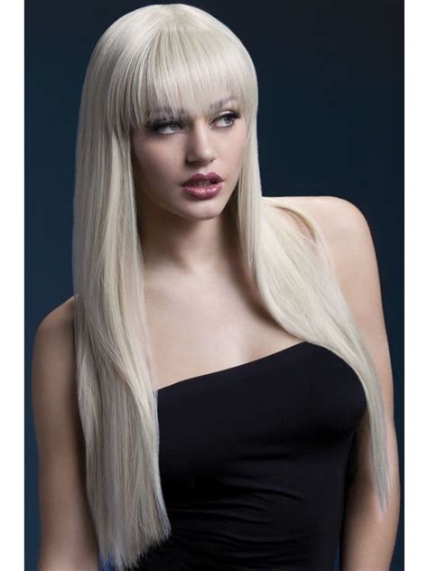 Long Straight Fringed Ladies Blonde Fever Jessica Wig 42538