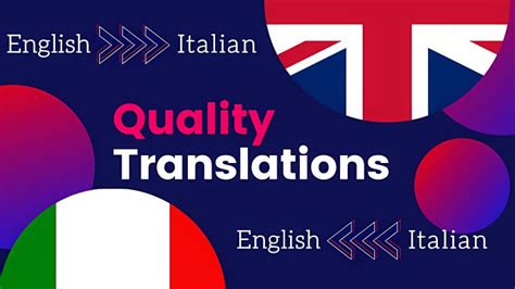 Translate English To Italian Fast And Professionally By Turbostudio50