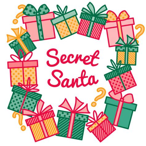 110 Secret Santa Party Stock Illustrations Royalty Free Vector