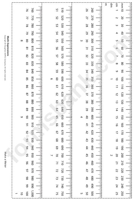 100 Cm Centimeter Ruler Template Printable Pdf Download