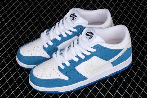New Brand Nike Sb Dunk Low Pro Iw Blue Spark White Black 819674 410 For