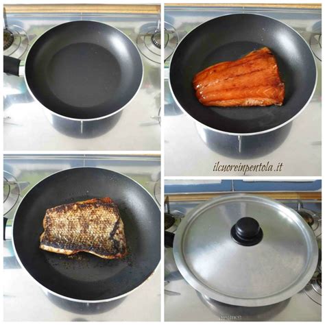 Vuoi fare il salmone e hai solo una padella per cucinare? Salmone in padella - Ricetta filetto di salmone in padella ...