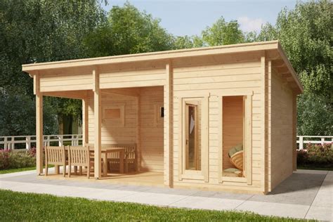 finnish sauna cabin oliver i 15m2 70mm 6 x 4 m summer house 24