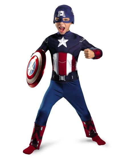 Captain America Kids Movie Costume Captain America Costumes