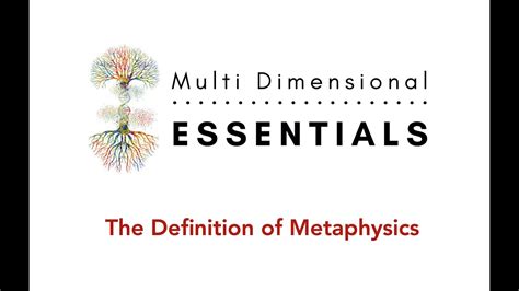 The Definition Of Metaphysics Youtube