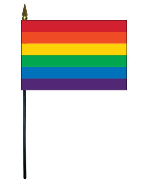 gay pride rainbow stick flags american flags express