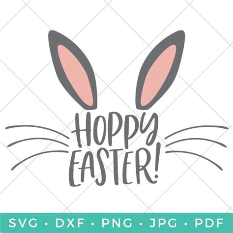 Hoppy Easter SVG | Hoppy easter, Easter svg, Easter bunny