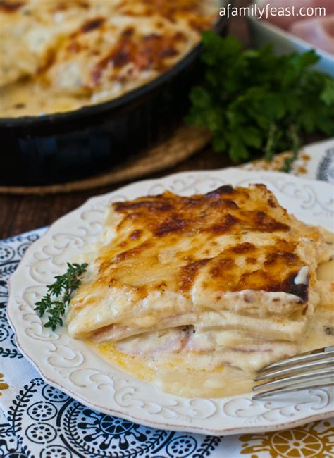 Ham and potato casserole ingredients: Scalloped Ham and Potato Casserole - A Family Feast®
