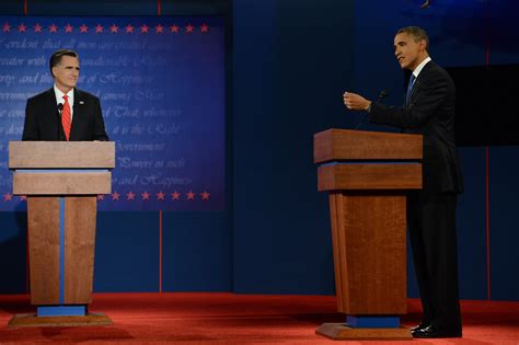 Presidential Debate Two Candidates On Stage Two Different Ones On