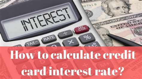 How To Calculate Credit Card Interest Rate YouTube