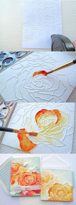 Watercolor And Glue Art Projects