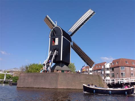 Molen De Put Netherlands Windmills Leiden Holland