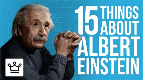 15 Things You Didnt Know About Albert Einstein Youtube