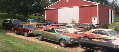 Huge Barn Find Of American Muscle Cars Unearthed In Iowa My Blog