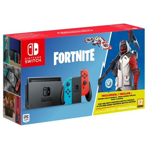 Nintendo Switch Limited Edition Fortnite Bundle Incl 1000 V Bucks