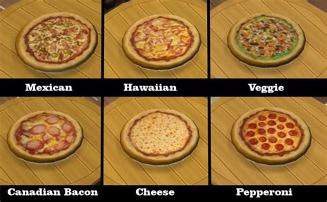 Mod The Sims Rustic Clay Pizza Oven With Pizza Recipes