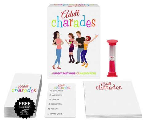 Adult Charades A Naughty Party Game For Naughty People Adult Group Games 825156108383 Ebay