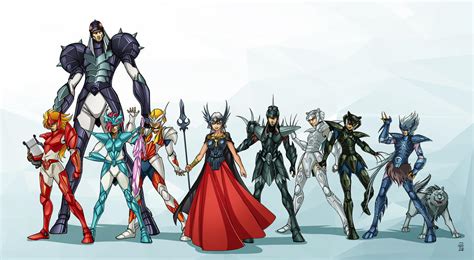 Saint Seiya Asgard Team By Nzo68 On Deviantart