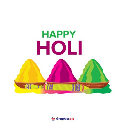 Hindu Traditional Happy Holi Festival Greeting Free Vector Graphics Pic