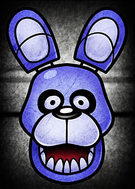 How To Draw Bonnie The Bunny Easy Step By Step Video Game Fnaf Drawings Cute Drawings