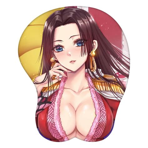 3d Mouse Pad Boa Hancock One Piece Anime Wrist Rest Silicone Sexy Crea