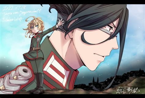 Hal Goshujinomocha Erich Von Rerugen Tanya Degurechaff Youjo Senki