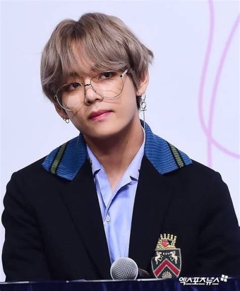 Bts Kim Taehyung With Glasses Caizla