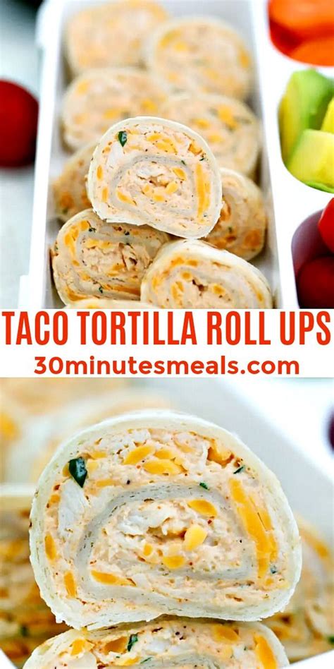 Taco Tortilla Roll Ups Cream Cheese Roll Up