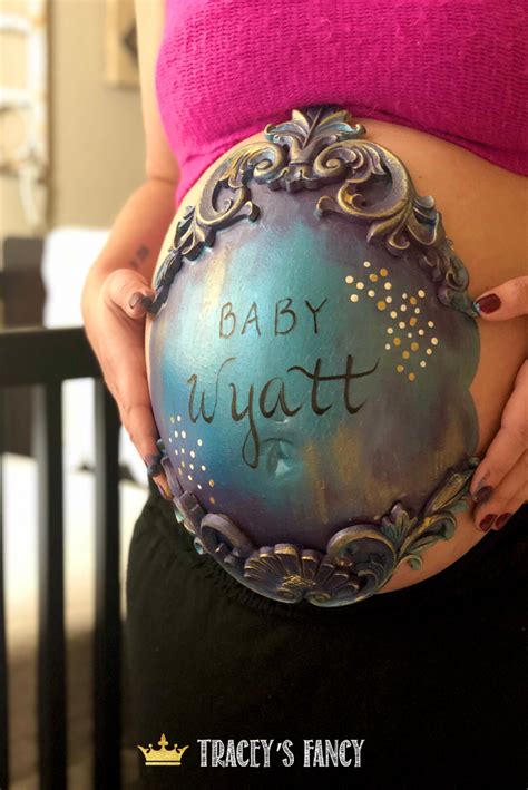 Expecting moms will enjoy this. Pregnant belly painting ideas for new mommas - Tracey's ...