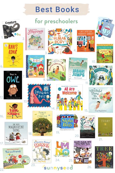 Best Books For Preschoolers — Sunnyseed
