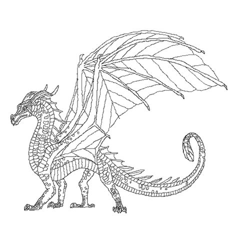 Leafwing Dragon Printable Coloring Pages Wings Of Fire Coloring Pages
