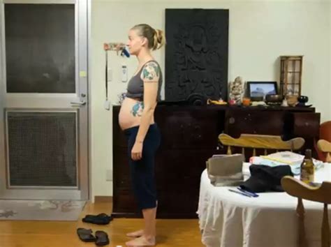 Nine Months Of Pregnancy Captured In Time Lapse Video