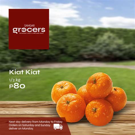 Samgar Grocers Fresh Mandarin Kiat Kiat Fruit 500g Per Pack Next Day