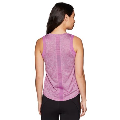 Rbx Rbx Active Womens Striated Athletic Mesh Back Tank Top Walmart
