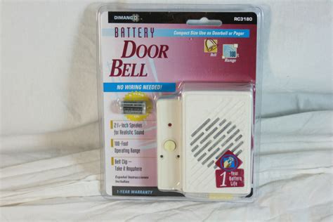 Dimango Rc3180 Battery Door Bell With Wireless Button New Sealed Ebay