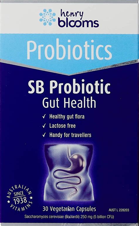 Henry Blooms Sb Probioticgut Health 30 Vegetarian Capsules