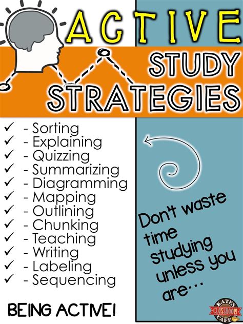 Regardless of the field they choose to enter for their careers, the ability to think and act quickly is an indispensable tool for the future. Kate's Science Classroom Cafe: Active Study Strategies