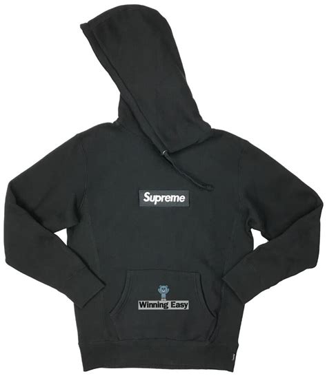 Supreme Black On White Bogo Hoodie Sweatshirt Ebay