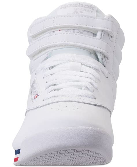 Reebok Womens Freestyle High Top Casual Sneakers From Finish Line Macys