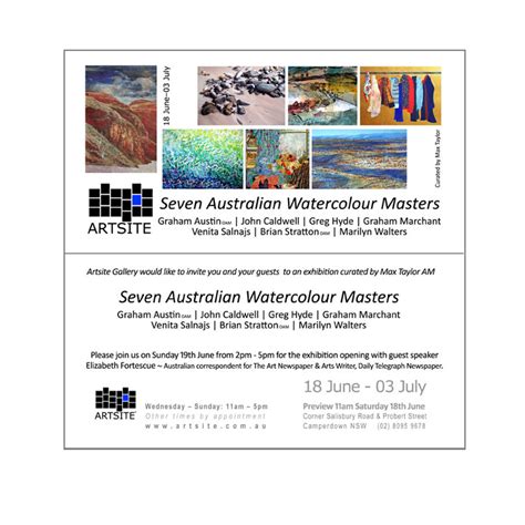 Artsite Galleries Exhibition Archive Seven Australian