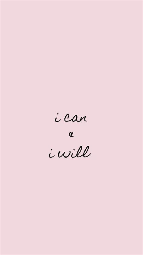 I Can I Will Inspirational Quotes Wallpaper