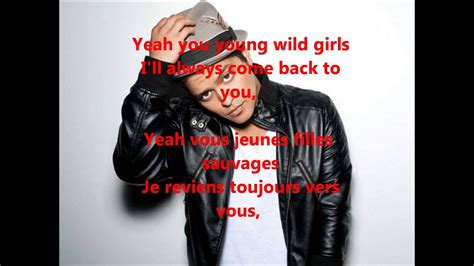 Bruno Mars Moonshine Traduction - Bruno Mars Just the Way You Are