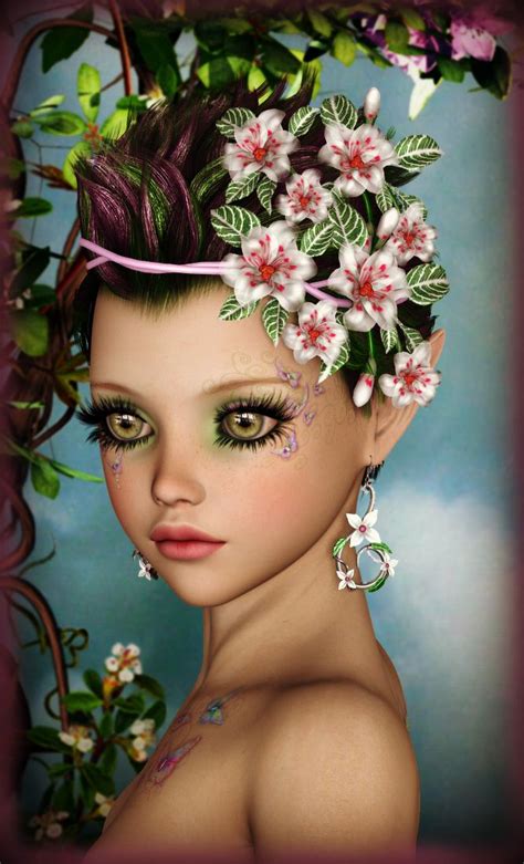 Cute Flower Elf By Ikke On Deviantart Fantasy Art Sexiz Pix