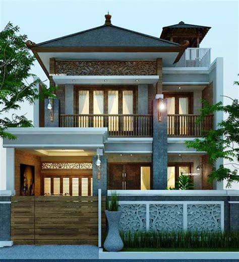 Desain rumah 2 lantai merupakan salah satu model rumah terbaik yang sangat cocok untuk wilayah perkotaan pada penduduk. 15+ Inspirasi Fasad Rumah Minimalis 2 Lantai dengan Atap ...
