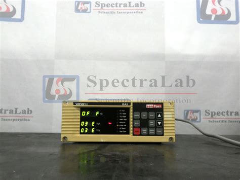 Varian Sentorr Ba2 Lr88590 Vacuum Gauge Controller Spectralab
