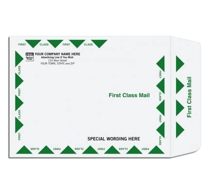 It is widely considered that corporate envelopes are not only effective. Personalized First-Class Mailing Envelope