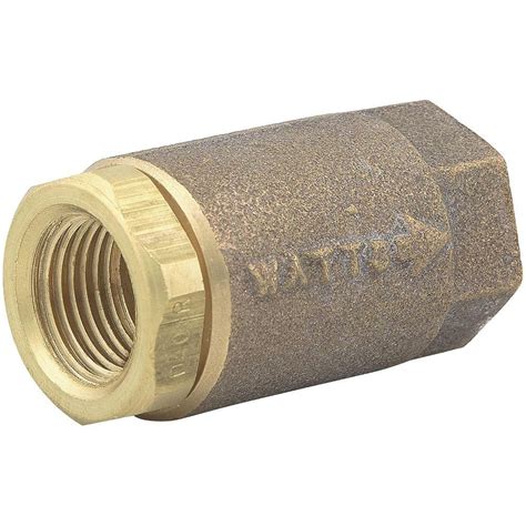 Watts 34 Inch Lead Free Series 600 Bronze Silent Check Valve The