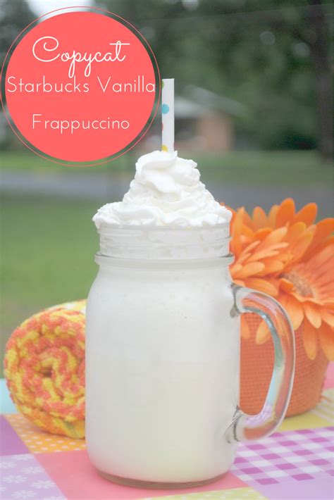 Copycat Starbucks Vanilla Frappuccino Recipe Budget Earth