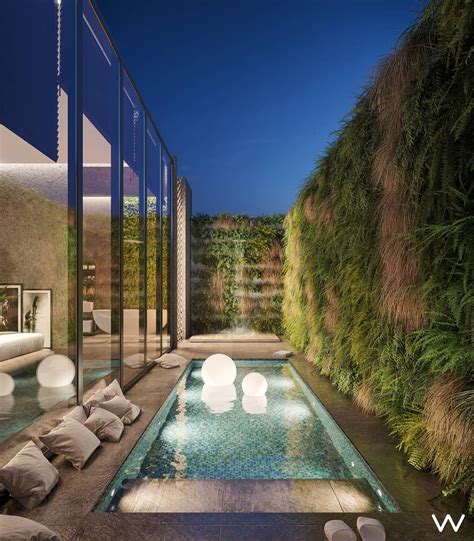 Terrace Vibes 🍃 Render B Courtyard Terrace Garden Design House